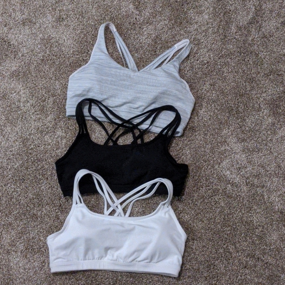 Athleta sports bras lot